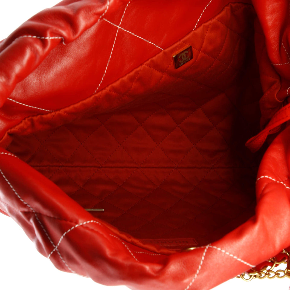 22 Chain Hobo Quilted Calfskin Small