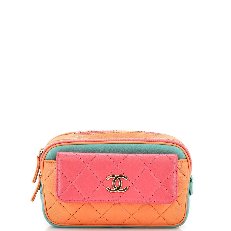 In & Out Belt Bag Quilted Goatskin Small