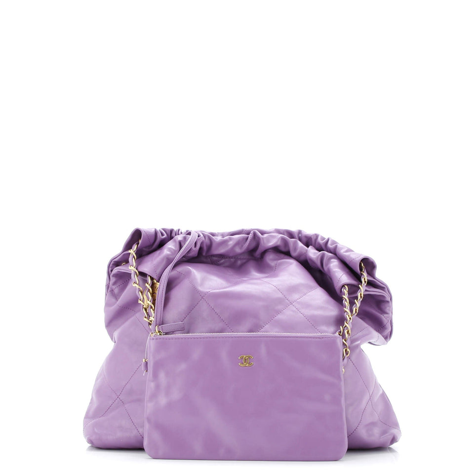 22 Chain Hobo Quilted Calfskin Medium