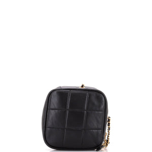 Diamond Chain Crossbody Bag Quilted Lambskin Small