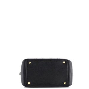 Petite Timeless Tote Quilted Caviar