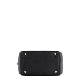 Petite Timeless Tote Quilted Caviar