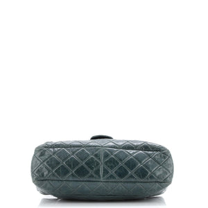 Castle Rock Flap Bag Quilted Glazed Calfskin Medium