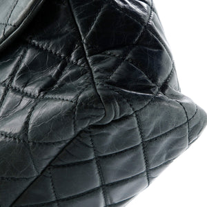 Castle Rock Flap Bag Quilted Glazed Calfskin Medium