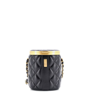 Crown Box Vanity Bag Quilted Lambskin Mini