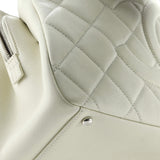 Timeless CC Shopping Tote Quilted Caviar Medium