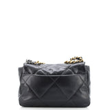 19 Flap Bag Quilted Leather Medium