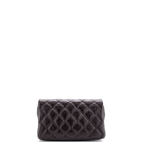 Pillow Crush Flap Bag Quilted Lambskin Small
