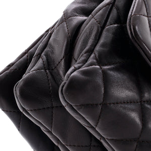 Pillow Crush Flap Bag Quilted Lambskin Small