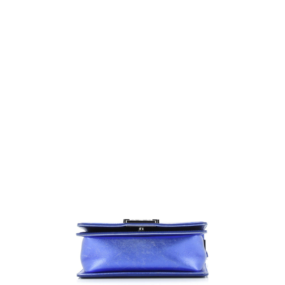 Boy Flap Bag Quilted Patent Small