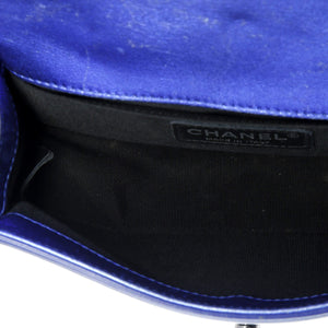 Boy Flap Bag Quilted Patent Small