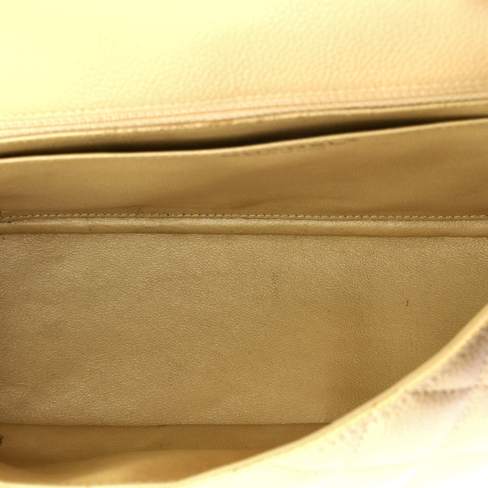 Classic Single Flap Bag Quilted Caviar Jumbo