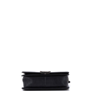 Boy Flap Bag Studded Quilted Distressed Calfskin Old Medium