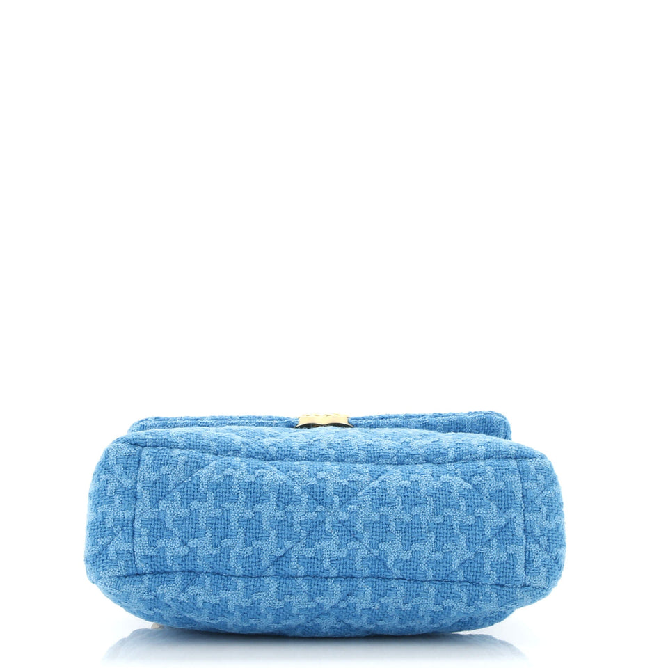 19 Flap Bag Quilted Tweed Medium