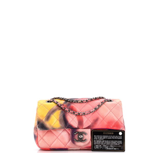 Flower Power Flap Bag Quilted Lambskin Small