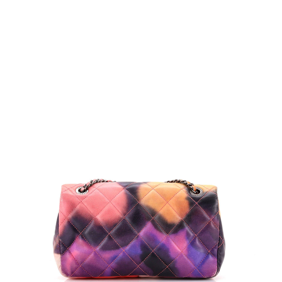 Flower Power Flap Bag Quilted Lambskin Small