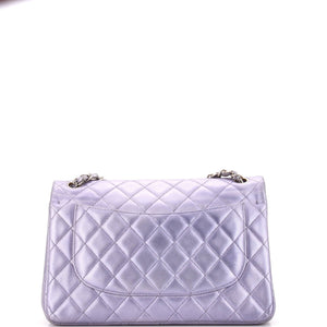 Classic Double Flap Bag Quilted Iridescent Lambskin Jumbo