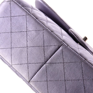 Classic Double Flap Bag Quilted Iridescent Lambskin Jumbo