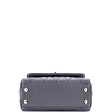 Coco Top Handle Bag Quilted Caviar Extra Mini