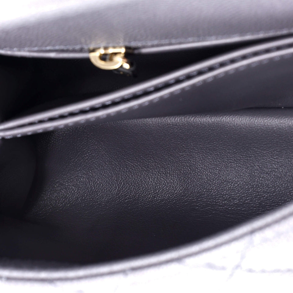 Coco Top Handle Bag Quilted Caviar Extra Mini