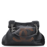 CC Logo Charm Tote Perforated Leather Medium