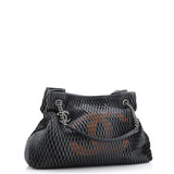 CC Logo Charm Tote Perforated Leather Medium