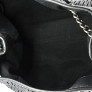 CC Logo Charm Tote Perforated Leather Medium