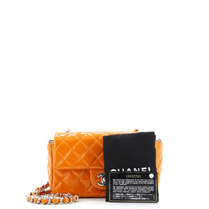 Classic Single Flap Bag Quilted Patent Mini