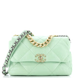 19 Flap Bag Quilted Leather Medium