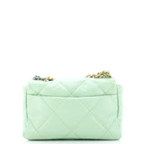 19 Flap Bag Quilted Leather Medium