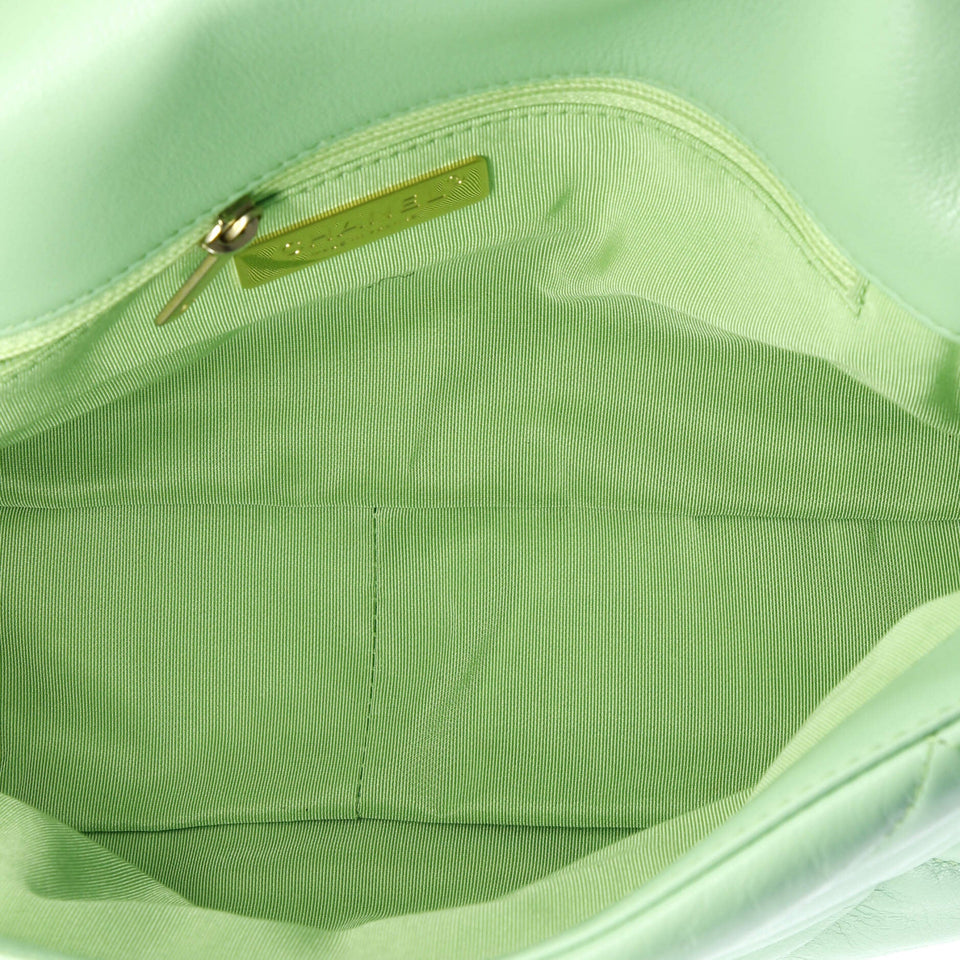 19 Flap Bag Quilted Leather Medium