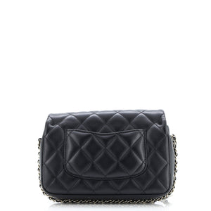My Precious Pearls Chain Flap Bag Quilted Lambskin Medium