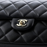 My Precious Pearls Chain Flap Bag Quilted Lambskin Medium