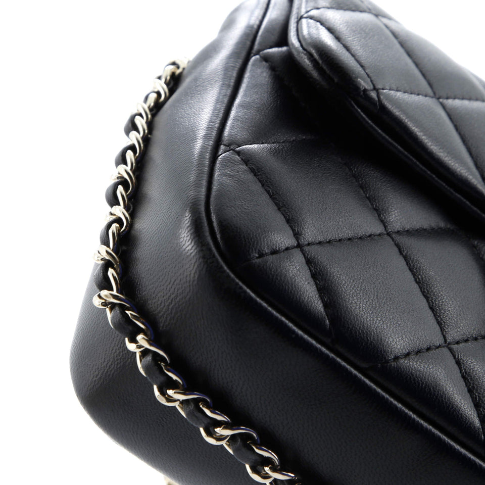 My Precious Pearls Chain Flap Bag Quilted Lambskin Medium