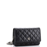 Wallet on Chain Quilted Lambskin