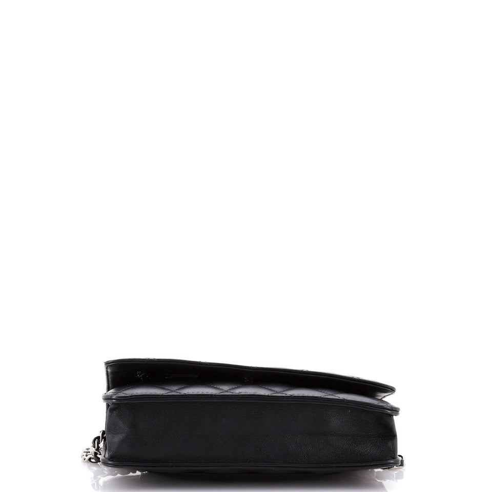 Wallet on Chain Quilted Lambskin
