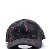 Denim Mood Baseball Cap Logo Printed Denim