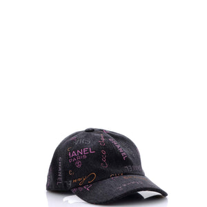 Denim Mood Baseball Cap Logo Printed Denim