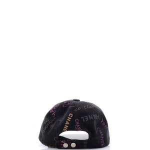Denim Mood Baseball Cap Logo Printed Denim
