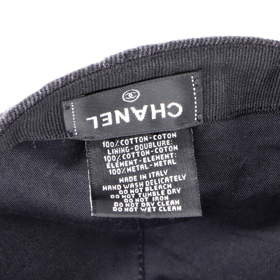 Denim Mood Baseball Cap Logo Printed Denim