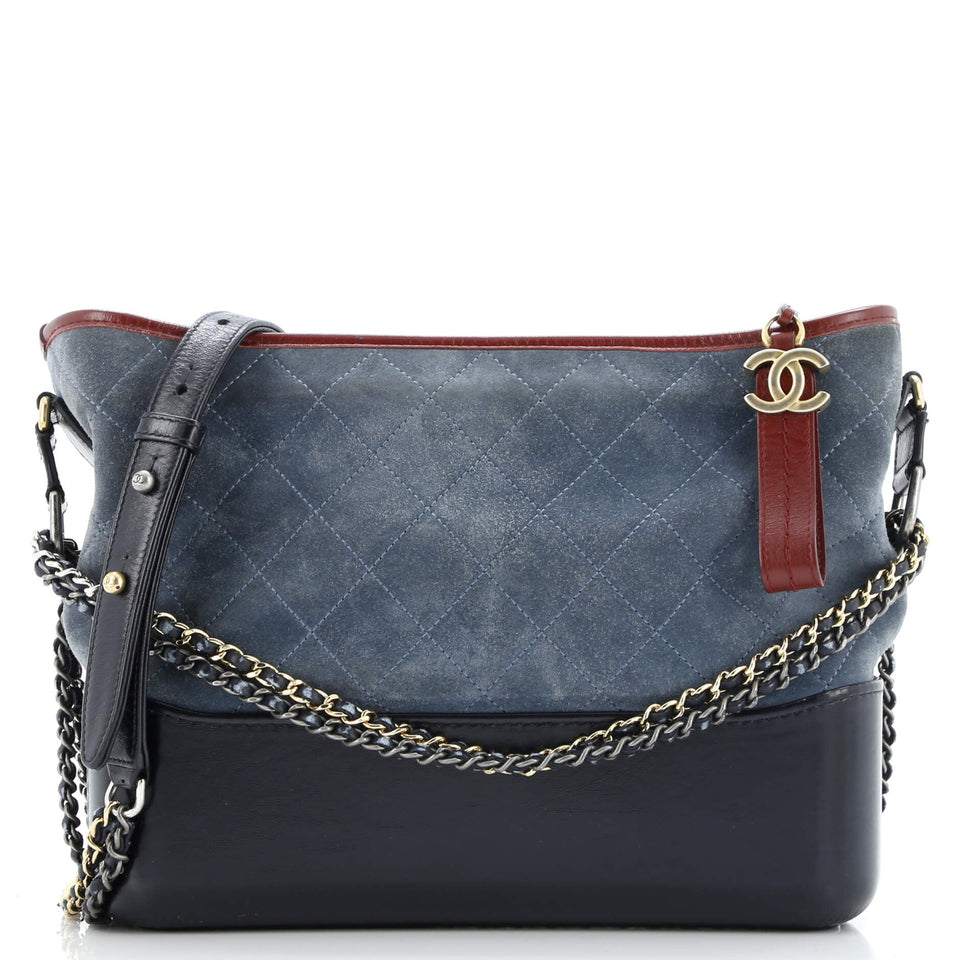 Gabrielle Hobo Quilted Suede Medium