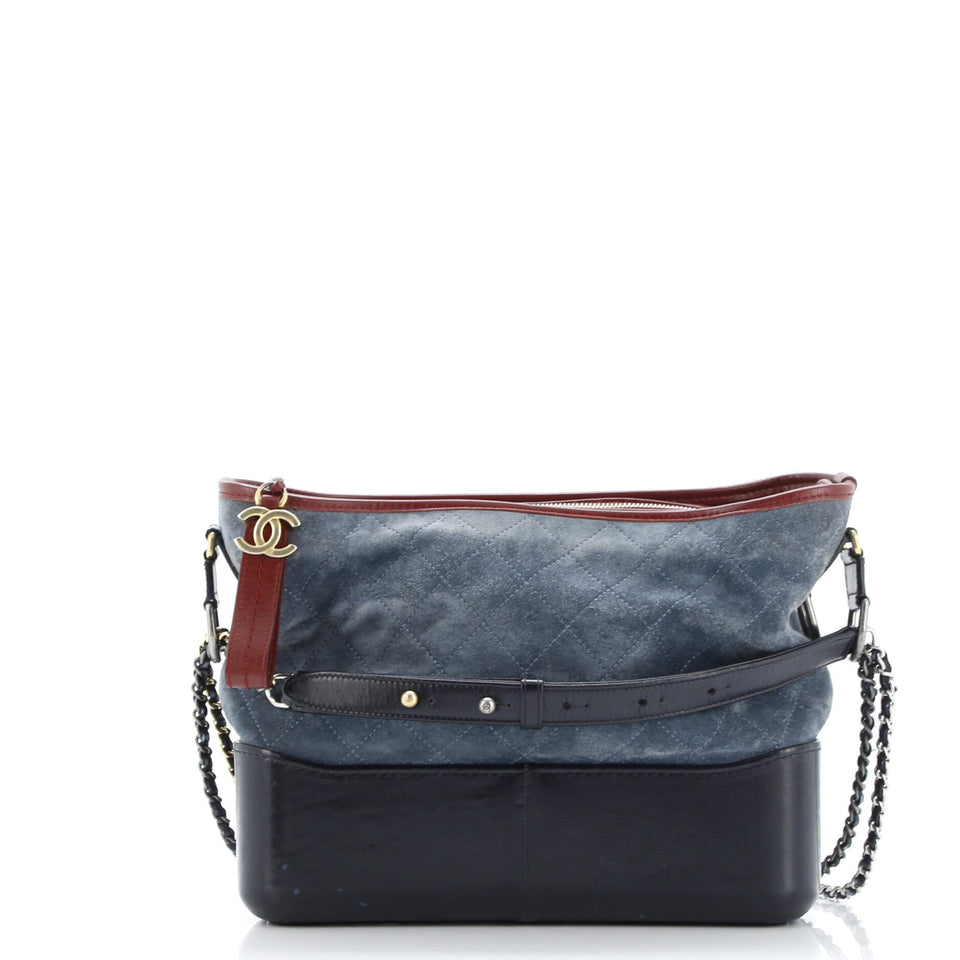 Gabrielle Hobo Quilted Suede Medium