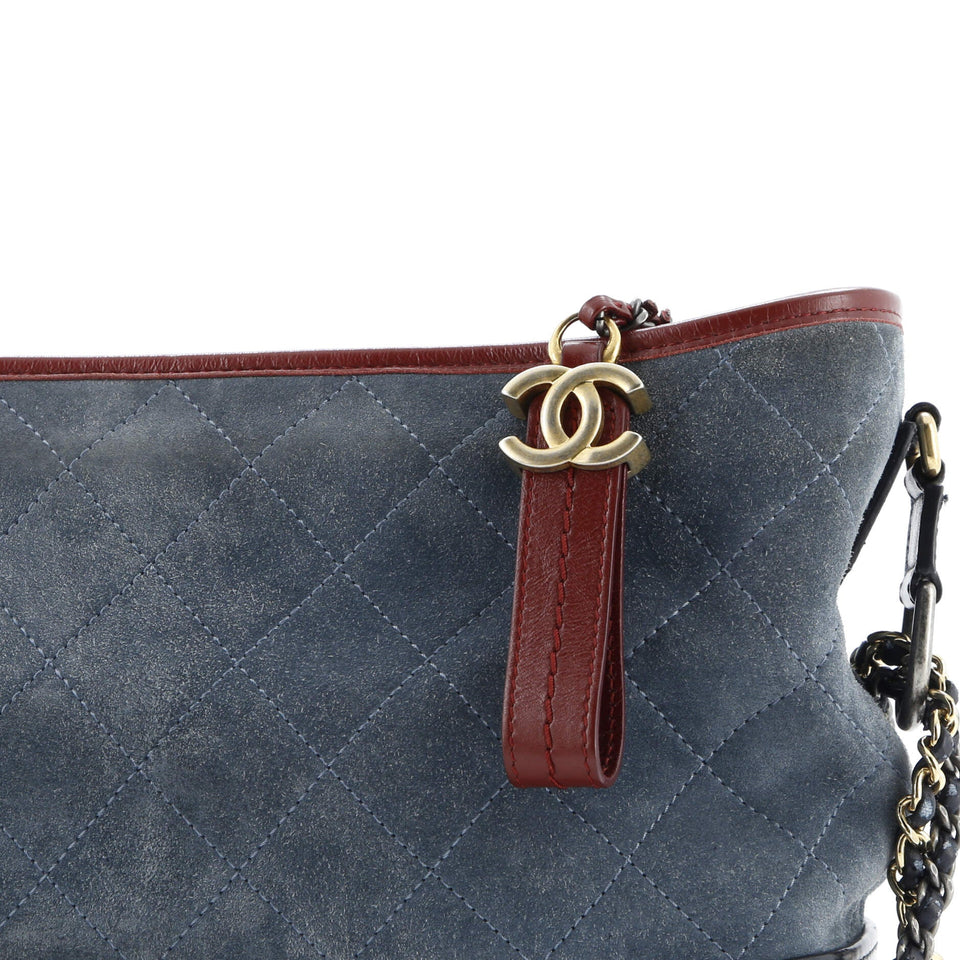 Gabrielle Hobo Quilted Suede Medium