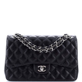 Classic Double Flap Bag Quilted Lambskin Jumbo