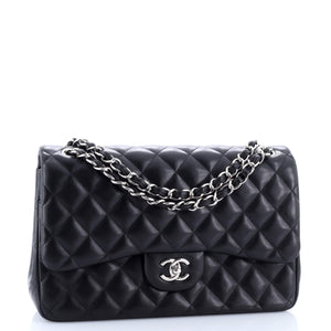 Classic Double Flap Bag Quilted Lambskin Jumbo