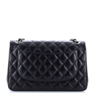 Classic Double Flap Bag Quilted Lambskin Jumbo