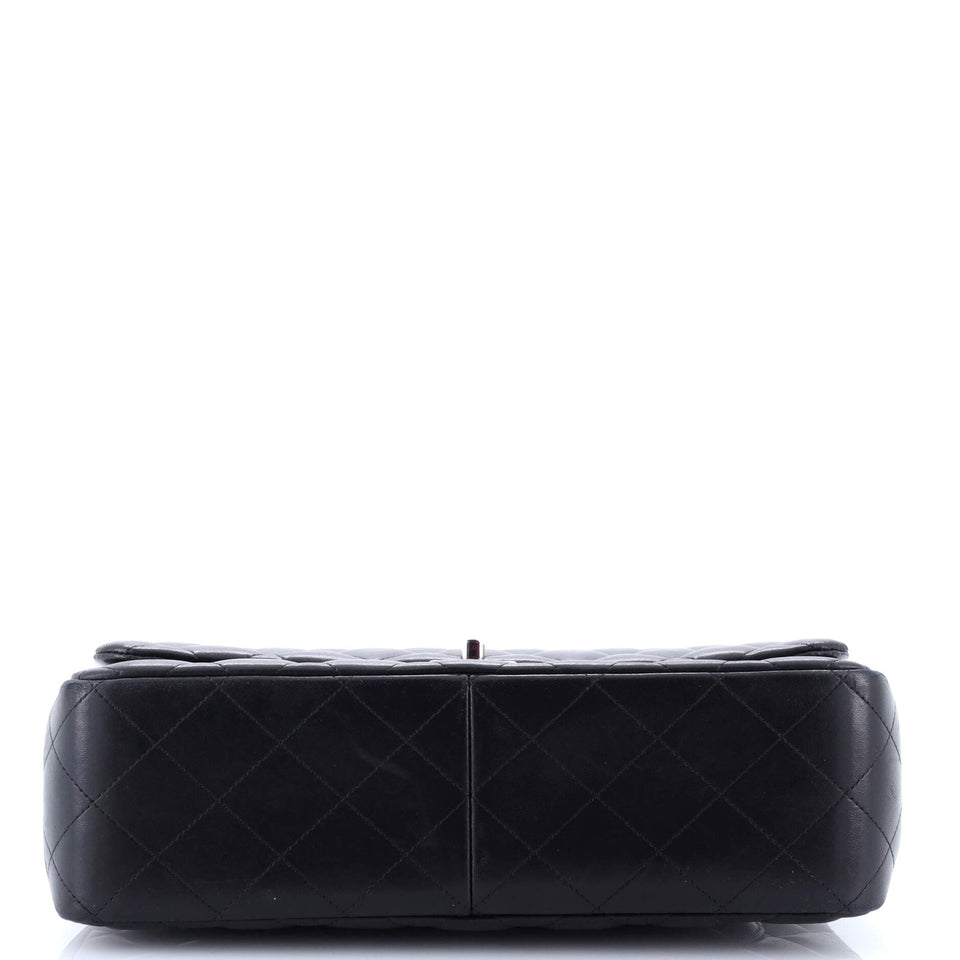 Classic Double Flap Bag Quilted Lambskin Jumbo