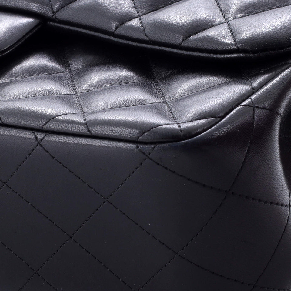 Classic Double Flap Bag Quilted Lambskin Jumbo