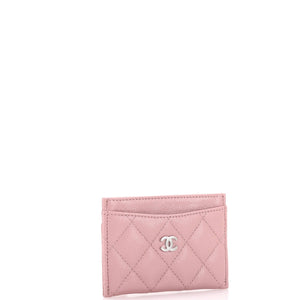 Classic Card Holder Quilted Caviar