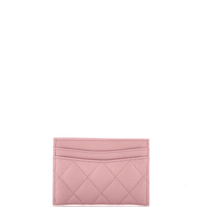 Classic Card Holder Quilted Caviar